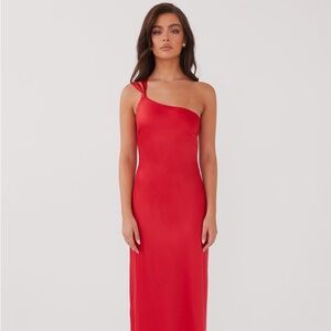Red Formal Maxi Dress